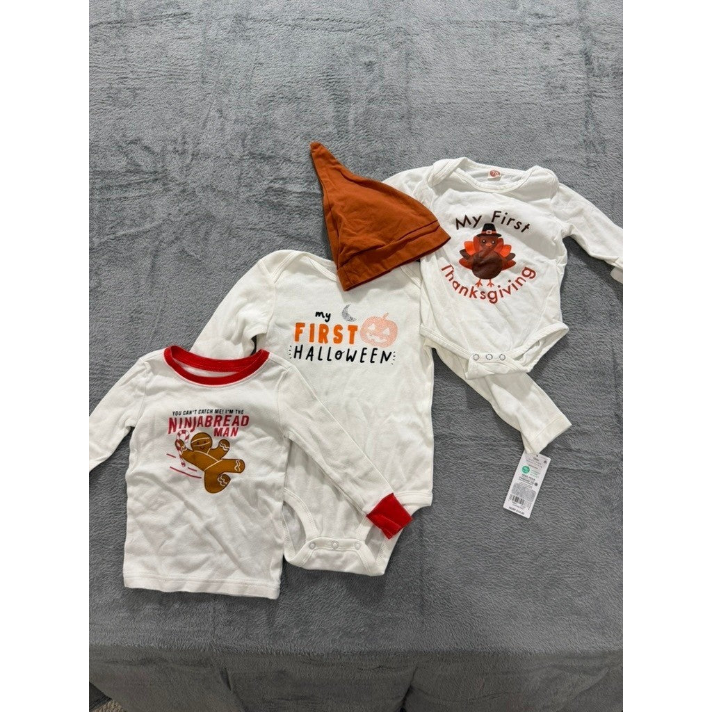 Baby Holiday Bundle Carter's Old Navy Halloween Thanksgiving Christmas 18-24M