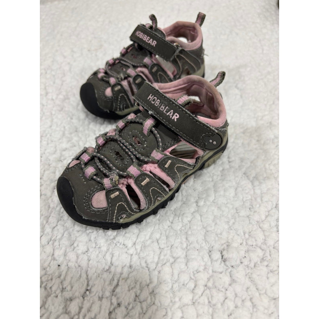 Hobibear 7 Toddler Gray Pink Sport Sandals Girls Shoes Athleisure Casual Casual