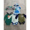 Baby Boy 3-6 Months Bodysuit Bundle Cat & Jack Gymboree Shark Hooded Set 5pc