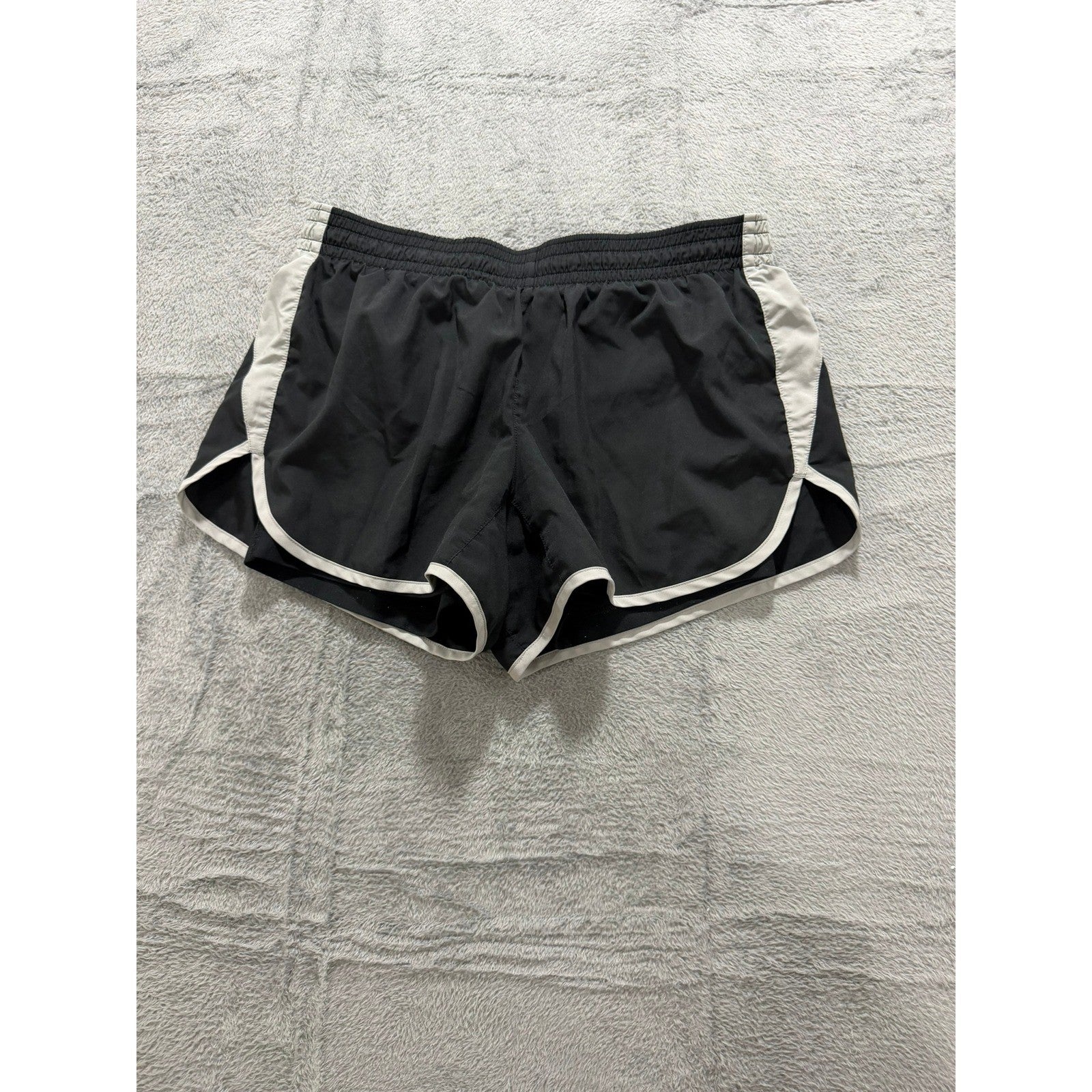 Nike Dri-FIT Tempo Running Shorts Womens Medium Black White Gymwear Training