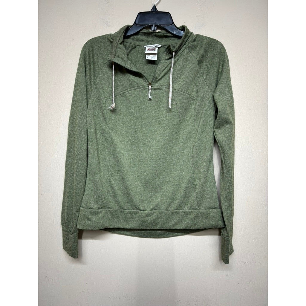 Avalanche Green Quarter Zip Hoodie Pullover Medium Outdoor Athleisure