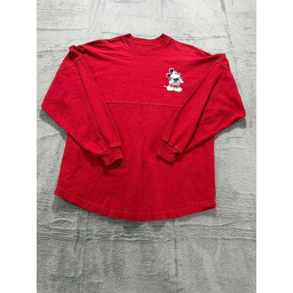 Disney Parks Spirit Jersey Mickey Mouse Red 2018 AAU Nationals USA Mens Small
