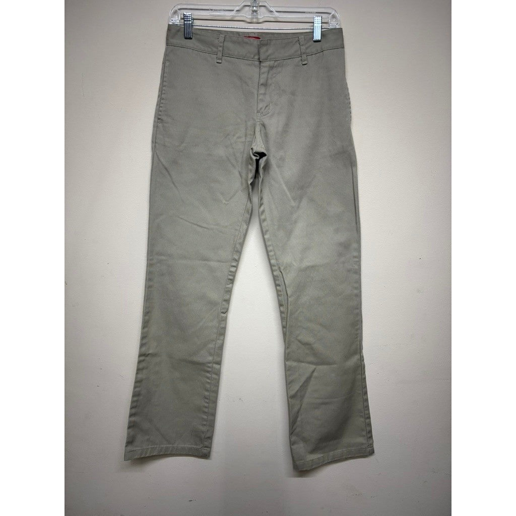 Dickies Girl Khaki Work Pants Women's Size 5 Straight Leg Utility Trousers