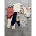 Baby Boy Clothes Bundle 12M Carters Calvin Klein Little Planet 7pc Set Bodysuits